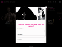 Tablet Screenshot of chippendales.com